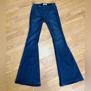 We The Free Dark Blue Flare Jeans